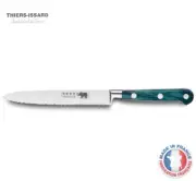 Thiers-Issard Sabatier Stainless Steel Tomato Knife 13cm Blue Stamina Micarta