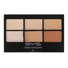 BYS Creme Contour Is Key Creamy Palette 6g Highlight Makeup Cosmetic w/ 6 Shades