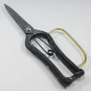 One-handed pruning (leaf trimming) scissors with ring, double-edged From Japan