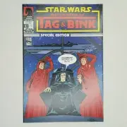 Return of Tag & Bink Special Edition Postcard Art of Star Wars Comics Emperor