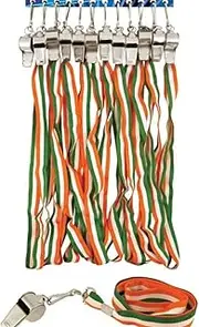 [Toyland] Irish Flag Whistle - Metal Whistle with Irish Flag Lanyard - St Patrick's Day