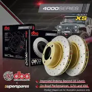 DBA Rear 4000 XS Brake Rotors for Ford FPV F6 Typhoon GT BA BF FG 330mm Disc (for: Ford)