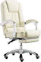 Computer Office Gamichair, Live Chair Comfortable Reclinihome Gaming/White