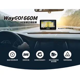 【PAPAGO!】WayGo 660M 5吋智慧型區間測速導航機 S1圖像化導航介面 測速語音提醒