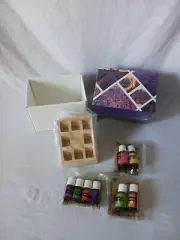 BRAND NEW - YOUNG LIVING Seed To Seal 8 Essential Oils with Wooden Stand/Rack