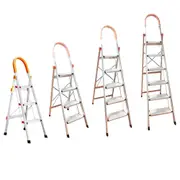 Aluminium Multi-Purpose Folding Ladder Light Weight Non Slip Platform Step Tier