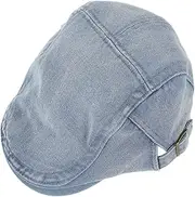 [TOGEVAL] Fashion Women's Beret Hat Denim French Beret Cap Versatile Cowboy Hat for Men Women