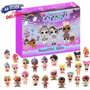 Mini Doll Kids Girl Toys Christmas Countdown Advent Calendar Cartoon Xmas Gift