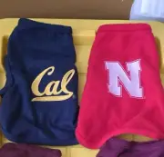 NEBRASKA CORNHUSKERS or CAL BEARS -AllStar Dogs NCAA-Fleece Shirt- Small-New