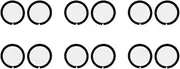 Mellisso 12X Lens Guards Camera Body Sticky Protector Cover Kits Lens Cap with Adhesive for ONE X2