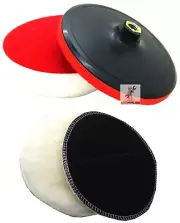 7" Electric Car Polishing Buffing Waxing Backing Wheel & Foam Pad