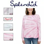 Splendid Ladies Tie Dye Pullover Sweatshirt Shirt B32