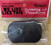 Travel Soap Sheets Compact pack x50 Ginseng & macadamia Festival pocket size