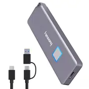 External SSD 1TB USB 3.2 Type-C Fingerprint Portable SSD Drive 550MB/s