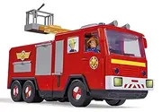 Simba - Fireman Sam - Jupiter Series 13 Truck - Sam Figures + Radar Included - Sound and Light Functions - Lots of Accessories - 109252516038 Red