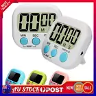2PX Magnetic Kitchen Timer Digital Alarm Count Down Sport Clock Cook Stick Large