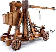 Toystub 3D Wooden Puzzles for Adults Trebuchet Building Kit Model Wood Assembly Gifts