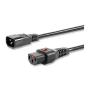 Iec Lock 1M Iec C13 To Iec C14 Power Extension Cord Male To Female