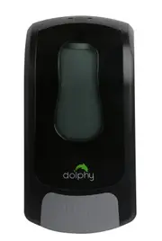 Dolphy Manual Multi Compatible ABS Soap-Sanitiser Dispenser 1000ml - Black