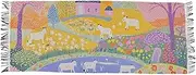 [AIXIWAWA] Cute Landscape Women's Pashminas Scarf, Shawls Wrap Lightwight Tassel for Evening Dress Dinner Party, Multicolor