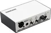 SONICAKE Sonic Cube II - USB Audio Interface Mixer with Digital Modeling & DSP Effects for Recording, Streaming and Podcasting, 48V Phantom Power Dual-Channel Analog Preamp with XLR and Line Inputs