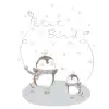 韓國Petit Bird竹纖維嬰幼兒防水保潔床墊—企鵝家族