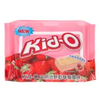 在飛比找PChome24h購物優惠-分享包Kid-O 三明治餅乾-草莓風味(340g)