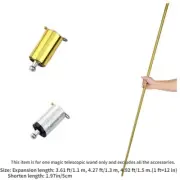 Magic Props Portable Pocket Metal Steel Rod Wand Stick Trick Toys Tool