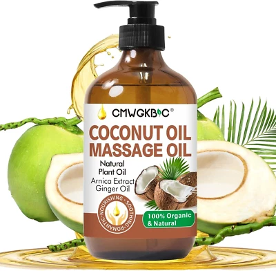 Aceite De Coco Para El Cabello La Piel Y Cara Masajes De Cuerpo Extra Organico