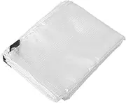 TOKIDNY Durable Tarp for Camping Lightweight Sunlight Room Cover Transparent Tarp for Greenhouse Windproof Outdoor Protection Portable PVC Material
