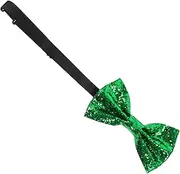 [JEWEDECO] Bow Tie Bowtie for Men Tuxedo Bowtie Decorative Bowtie Glitter Bowtie Adjustable Bowtie Pre-tied Bowtie Sparkling Bowtie Men Bowtie Fabric Rosy