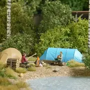 Wild camping HO/OO Busch Figures 79823
