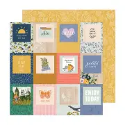 25 Pack Jen Hadfield Live & Let Grow Double-Sided Cardstock 12"X12"-Get Out JHLL