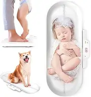 Baby Scale,Digital Baby Scale,Pet Scale,with Height Tray(Max: 27.5In) Measure Weight Accurately(Max: 220Lb) Perfect for Toddler/Puppy/Cat/Dog/Adult.