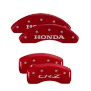 2011-2016 Honda CR-Z Red Caliper Covers with Honda Logo Front & CR-Z Logo Rear (for: Honda)