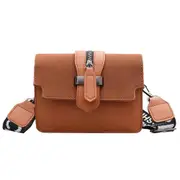 New Handbags for Women Fashion Retro Wide Shoulder Strap Messenger Bag Purse Simple Style Crossbody Bags