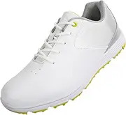 [JiuQing] Golf Shoes Men Spikeless Professional Golfing Trainers Waterproof Outdoor Anti Slip Walking Shoes