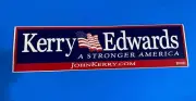2004 KERRY/EDWARDS DEOMOCRATIC CANDIDATES BUMPER STICKER