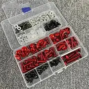 Connector Motorcycle Nut Complete Kit Fairing Bolts Screws for FZ1 R3 R6 for Tracer 900 700 TDM 900 YZF R125 XSR700(Red)