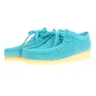 Women 7.0US Clarks Wallabee Casual Shoes Uk5 Teal Textile Blue Women'S