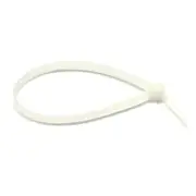 Eagle 14" Inch Cable Ties Clear 100 Pack 50 LB Strength Zip Wrap Self Locking