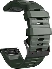 [PCAVO] 22mm Quickfit Watch Band for Garmin Fenix 5 Fenix 6 Fenix 7 Forerunner 935 745 965 955, Silicone Replacement Strap for Garmin Quatix 5/6/7 47mm Descent G1