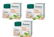 Himalaya Holy Basil/Tulsi Respiratory Wellness Relieves Cough 3 BOX 2026 EXPIRY