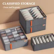 Grid Foldable Drawer Organizer Divider Bra Sock Underwear Storage Wardrobe Box