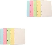HOODANCOS 2sets Budget Notebook Binder Paper A5 Planner Refills 6 Hole Punch 100sheets*2