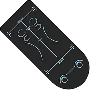 Abdominal Wheel Mat, Training Equipment Mat, 59 x 24 Inch Gym Equipment, Training Pad for AB Roller , Folding Yoga Fitness Cushion