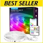 100ft Smart IC LED Strip Lights – App Controlled, Color Changing for Home Decor