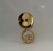 Sousaphone Brass Gold Plated Handmade Mini Music Instrument Refrigerator Magnet