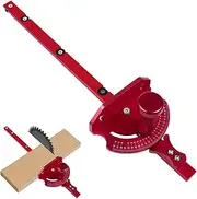 Vgvgaj Table Saw Miter Gauge,Telescoping Precision Miter Fence - Ergonomic Miter Gauge Fence System Woodworking Alignment Gauge for Table Saw Router Tables