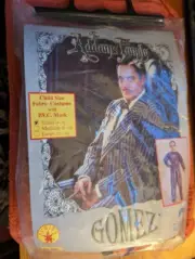 Vintage Addam's Family Costume - Gomez - child size S - NEW IN PACKAGE!! 1992